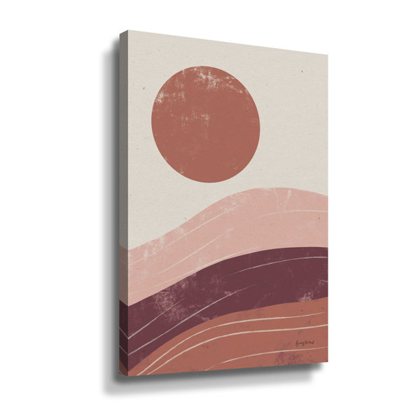 Ebern Designs Eventide Desert Sunrise I Framed On Canvas Painting Wayfair